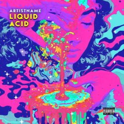 Liquid Acid Psychedelic Cover Art Design