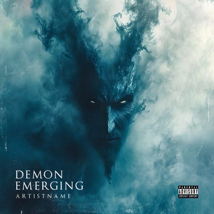 Demon Emerging Premade Album Cover Art Design