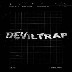 Deviltrap Typography Album Cover Art Design