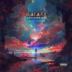 Galaxy Premade Landscape Cover Art Design