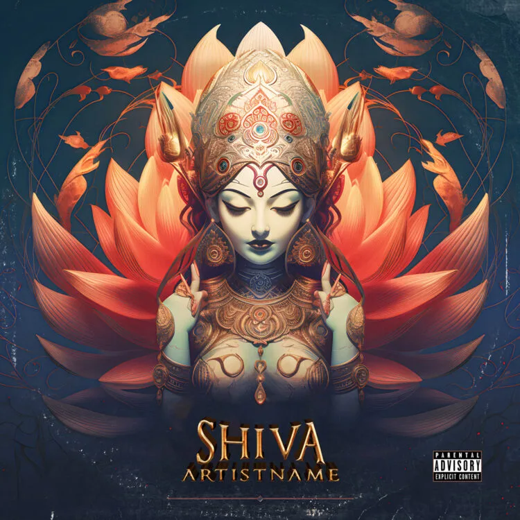 Shiva Premade Psytrance Cover Art Design