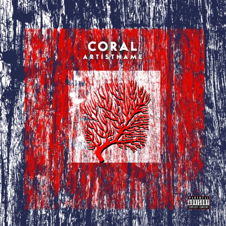 Coral Premade Album Cover Art Design