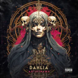 Dahlia Gothic Metal Cover Art Design