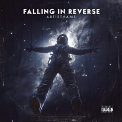 Falling In Reverse Premade Cover Art Design - For Alternative Rock, Alternative Metal Music - Style Cinematic Style, Sci-Fi Style - In Blue, Black Color