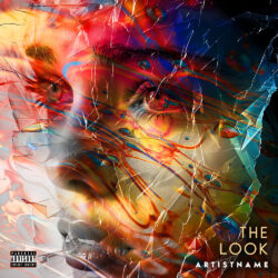 The Look premade cover art design - for Art Pop, Dark Pop Music - Digital Art, Surrealist Style - in Red, Blue Color