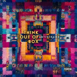 Abstract Electronic Dance Music Album Cover Art