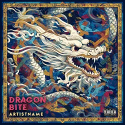 Dragon Bite Psychedelic Asian Trap Rap Cover Art