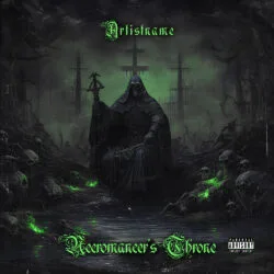 Necromancer's Throne Death Metal Album Cover Art