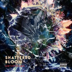Shattered Bloom Abstract Trap Music Album Cover Art