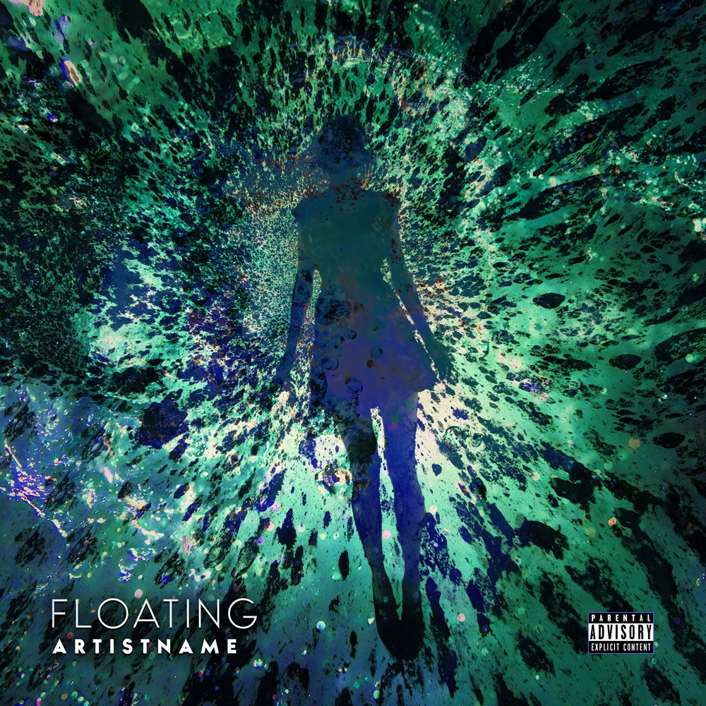 Floating Surreal Psychedelic Rock Abstract Cover Art Design Floating Surreal Psychedelic Rock Abstract Cover Art Design