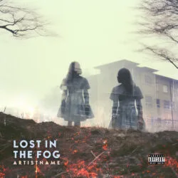 Lost In The Fog Dark Ambient Horrorcore Album Cover Art