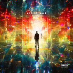 Infinity Surreal Electronic Music Album Cover Art