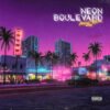 Neon Boulevard Synthwave Electronic Cover Art