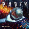 Party Disco Glitter Ball Electronic Dance Music Album Cover Art