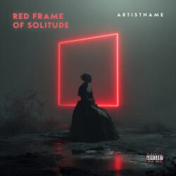 Red Frame Of Solitude Dark Ambient Electronic Art