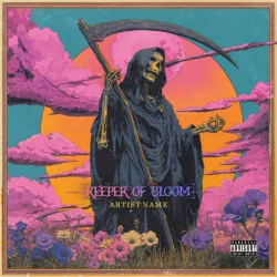 Keeper Of Bloom Psychedelic Doom Metal Album Cover Art