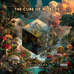 Cube Of Worlds Psychedelic Progressive Rock Album Cover Art