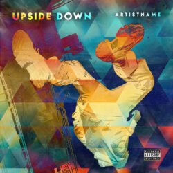 Upside Down Geometric Abstract Pop Album Cover Art