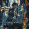 Trapped Cyberpunk Glitch Art Cover Album