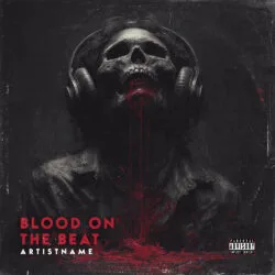 Blood On The Beat Horror Phonk And Dark Metal Album Cover Art