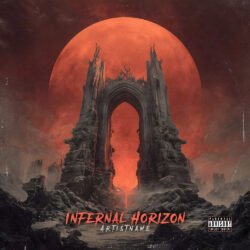 Infernal Horizon Dark Horror Metal Cover Art