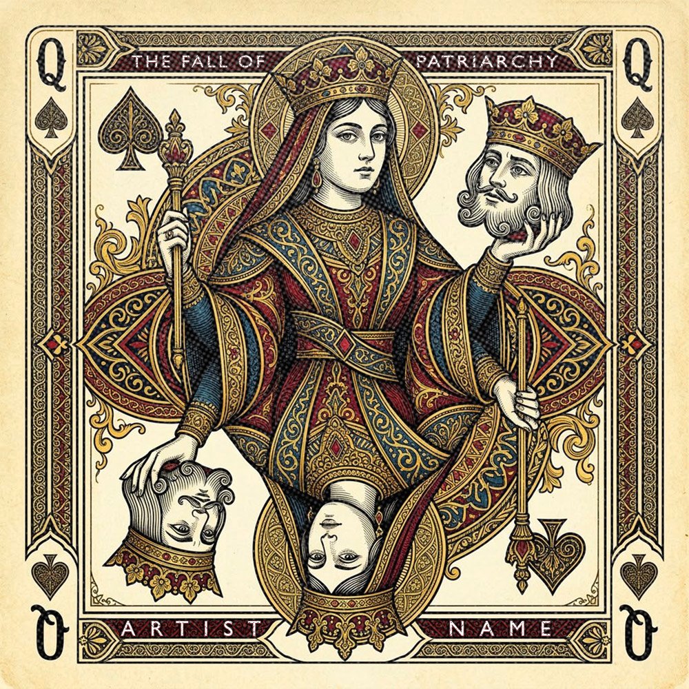 The Fall Of Patriarchy Tarot Spade Cover Art The Fall Of Patriarchy Tarot Spade Cover Art