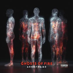Ghosts Of Fire Metal Album Cover Art