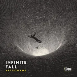 Infinite Fall Surreal Glitch Art Electronic Album Cover ArtInfinite Fall Surreal Glitch Art Electronic Album Cover Art