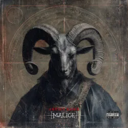 Malice Dark Occult Metal Album Cover Art
