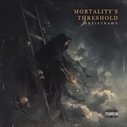 Mortalitys Threshold Dark Gothic Metal Album Art