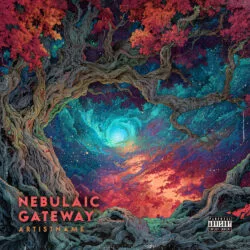 Nebulaic Gateway Psychedelic Progressive Rock Album Cover Art