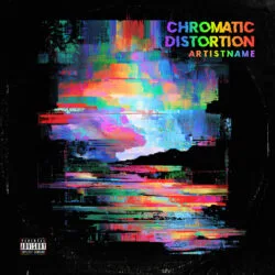 Chromatic Distortion Glitch Art Digital Download