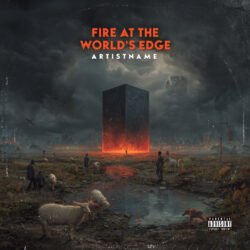 Fire At The World'S Edge Dark Sci-Fi Cover Art