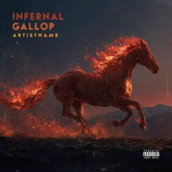 Infernal Gallop Premade Album Cover Artwork