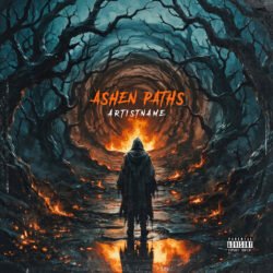 Ashen Paths Metal Album Cover