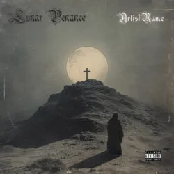 Lunar Penance Gothic Doom & Black Metal Album Artwork